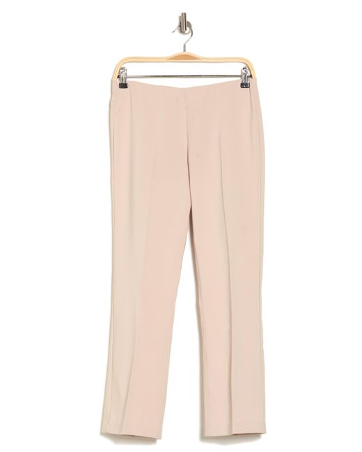 Adrianna Papell Flare Leg Pull on Pants in Natural Lyst