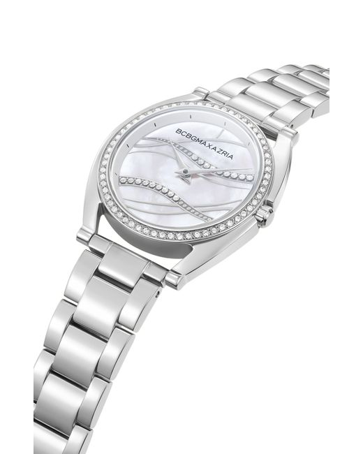 BCBGMAXAZRIA Gray Classic Quartz Bracelet Watch