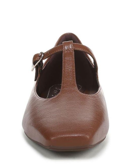 27 EDIT Naturalizer Brown Bella T-Strap Flat