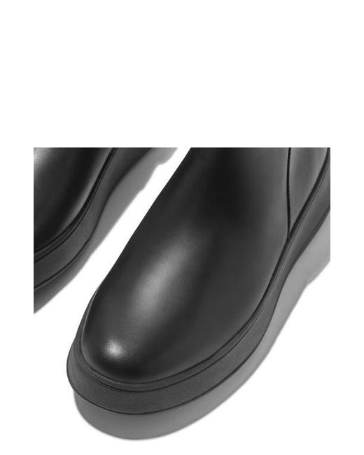 Fitflop Black F-Mode Flatform Bootie