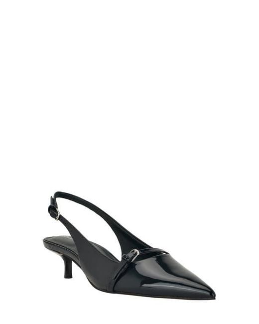 Calvin Klein Black Simira Kitten Heel Pump