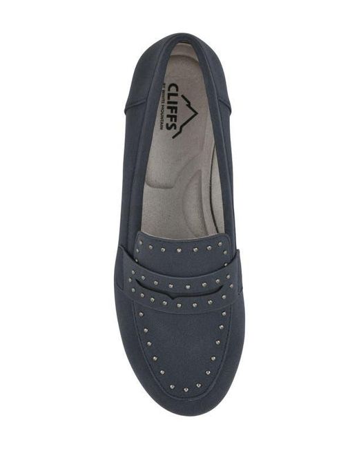 White Mountain Blue Giada Stud Driving Loafer