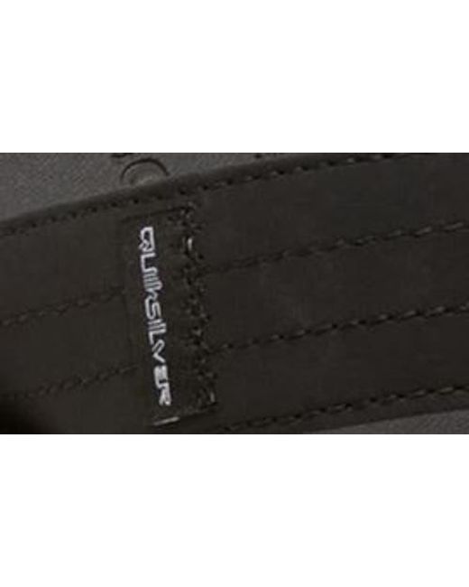 Quiksilver Black Rivi Iii Flip Flop for men