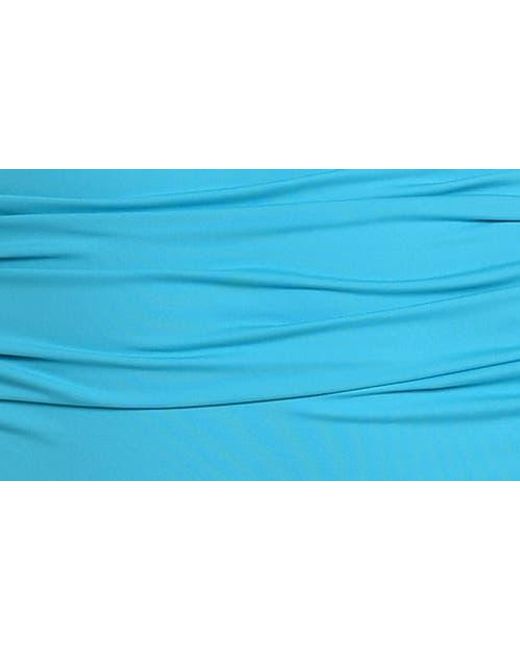 La Blanca Tankini Tops La Blanca Women's Off Shoulder One-Piece Swimsuit - Tranquility Palm Print One Shoulder Tankini - View #6