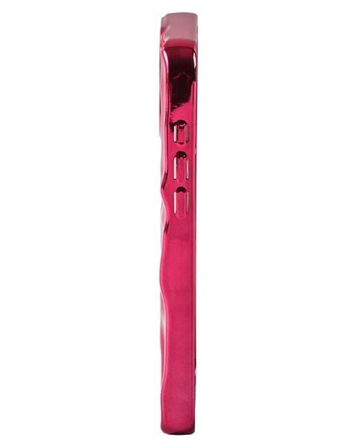Auramma Red Crinkle Iphone 15 Pro Case