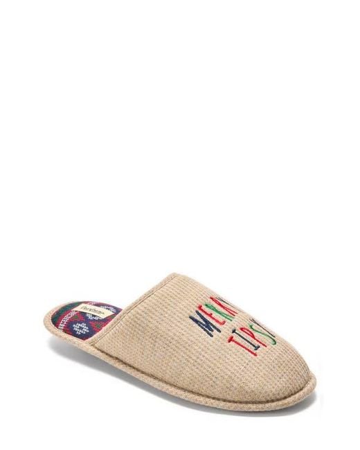 Dearfoams Natural Nuthouse Slipper for men