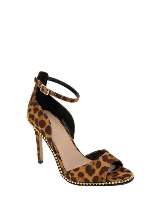 BCBGeneration Jessika Snake Embossed Ankle Strap Sandal in Metallic Lyst