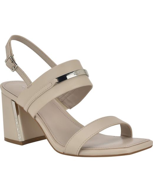Calvin Klein Metallic Hallow Sandal