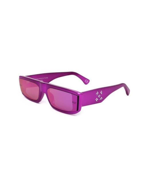 Retrosuperfuture Purple 64Mm Square Sunglasses