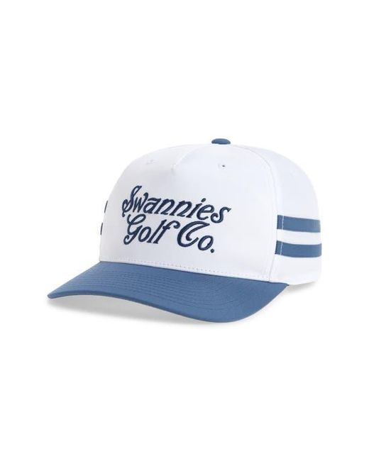 Swannies Blue Scheeler Snapback Baseball Cap for men