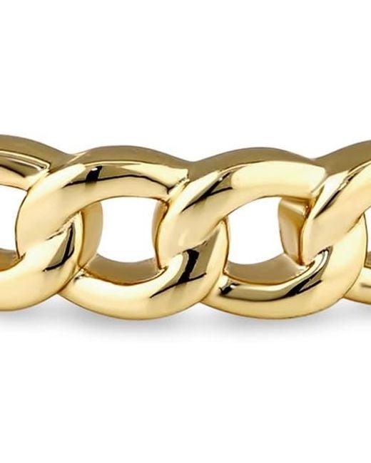 DEVATA Metallic Curb Chain Ring