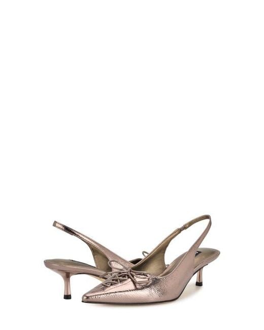 Nine West Multicolor Anora Slingback Pointed Toe Pump