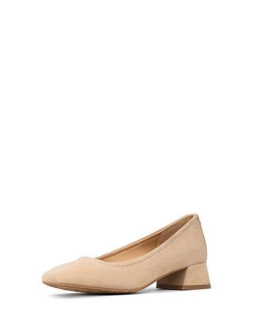 Donald J Pliner Natural Rya Square Toe Pump