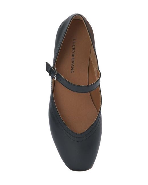 Lucky Brand White Albajane Flat