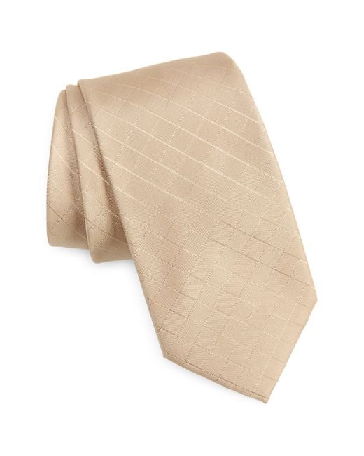 Calvin Klein Natural Chandler Stripe Tie for men