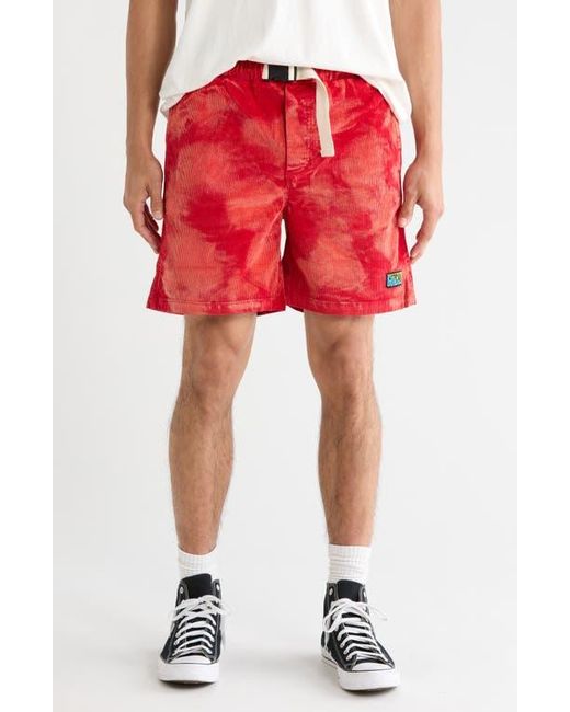 Gotcha Red Samara Walking Shorts for men