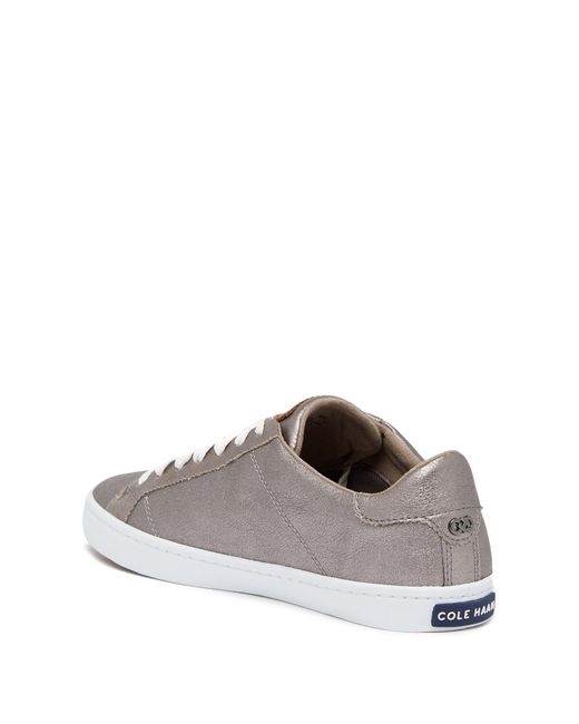 cole haan margo lace up sneaker white