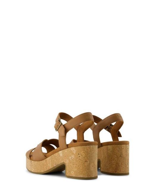 TOMS Brown Isla Platform Sandal