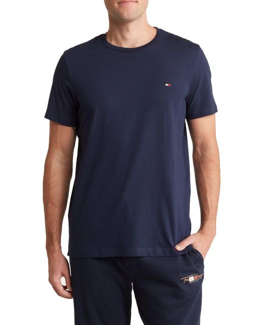 Tommy Hilfiger Core Flag Crewneck Tee in Blue for Men | Lyst