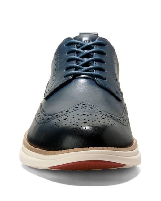 cole haan blue dress shoes Men's ØriginalGrand CitySpectre Stitchlite™ Oxfords in Blue main image 0