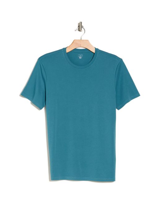 14th & Union Blue Short Sleeve Interlock T-shirt for men
