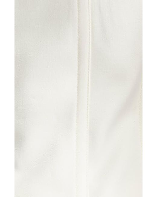 Twp White Jillian Bustier Strapless Top