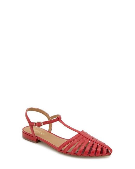 Kensie Red Ulyssa Caged Sandal