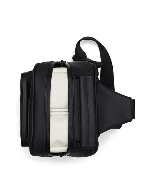 Rains Black Mini Book Daypack