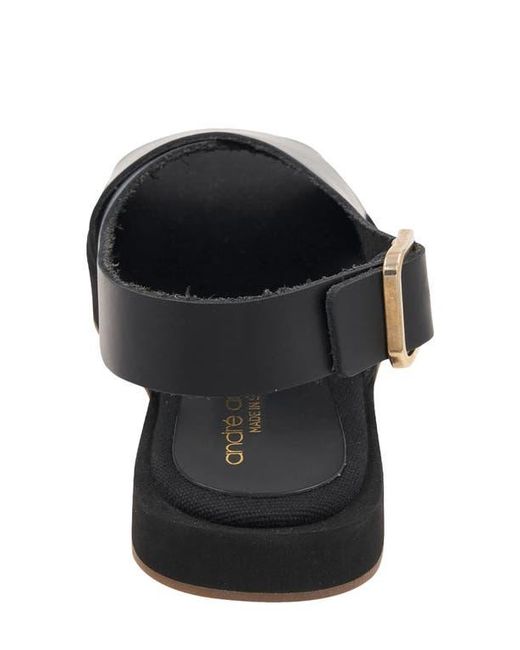 Andre Assous Black Pepper Slingback Sandal