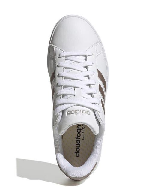 Adidas White Grand Court 2.0 Sneaker