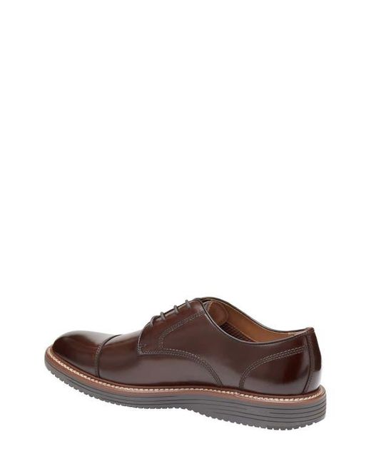 Johnston & Murphy Brown Upton Cap Toe Derby for men