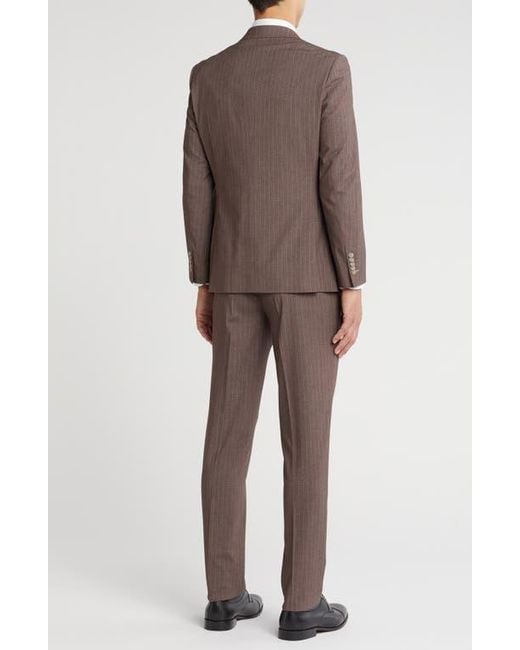 English Laundry Gray Two-Button Flat Front Suit for men