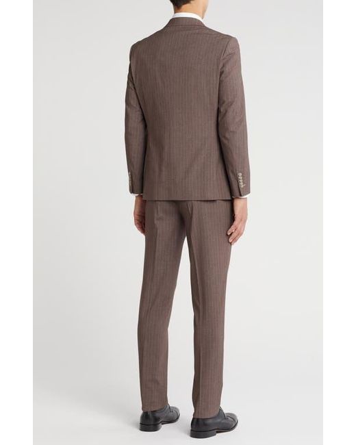 English Laundry Gray Two-Button Flat Front Suit for men