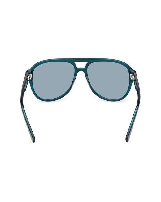 Gant Blue Pilot Sunglasses for men