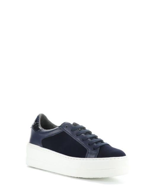 Bos. & Co. Blue Maude Platform Sneaker
