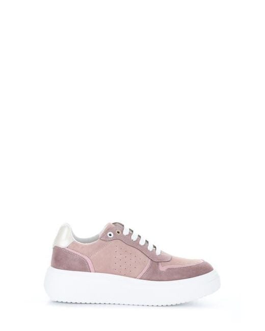 Bos. & Co. Pink Fulton Colorblock Platform Sneaker