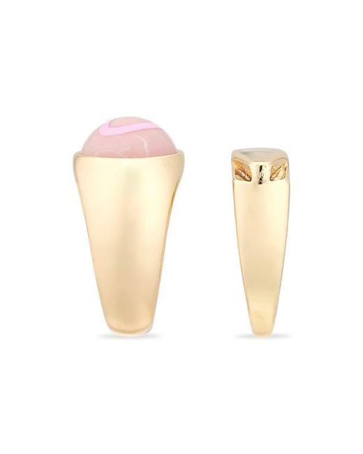 Leith Pink 2-Pack Mixed Ring Set