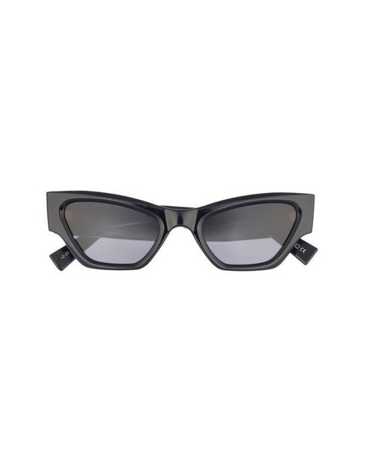 Le Specs Black Charade 52Mm Cat Eye Sunglasses
