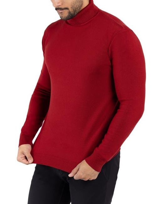 Xray Jeans Red Turtleneck Pullover Sweater for men