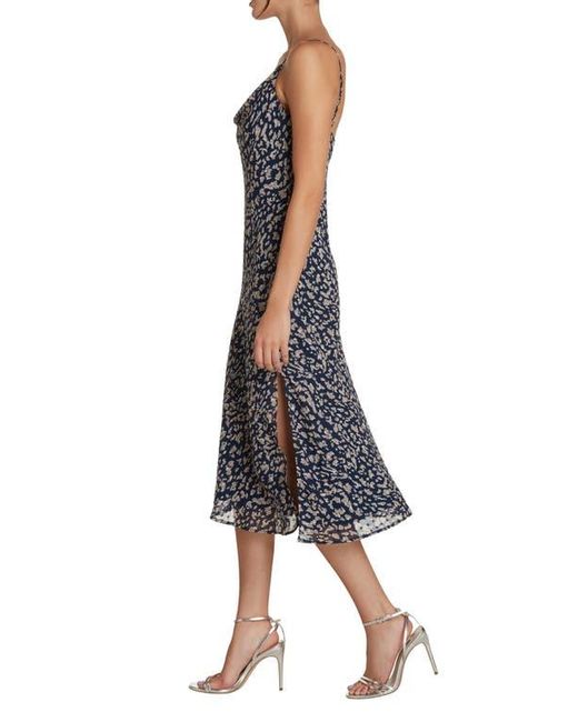 Willow Blue Amelie Animal Print Minidress