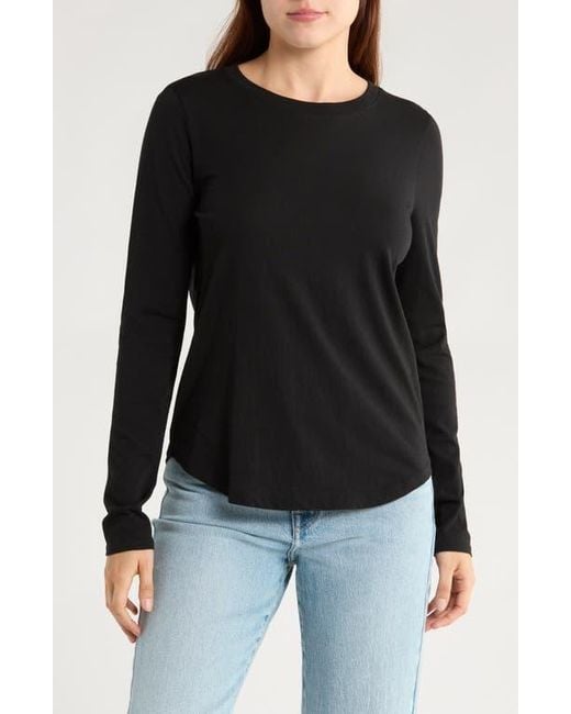 Madewell Black Softfade Long Sleeve T-Shirt