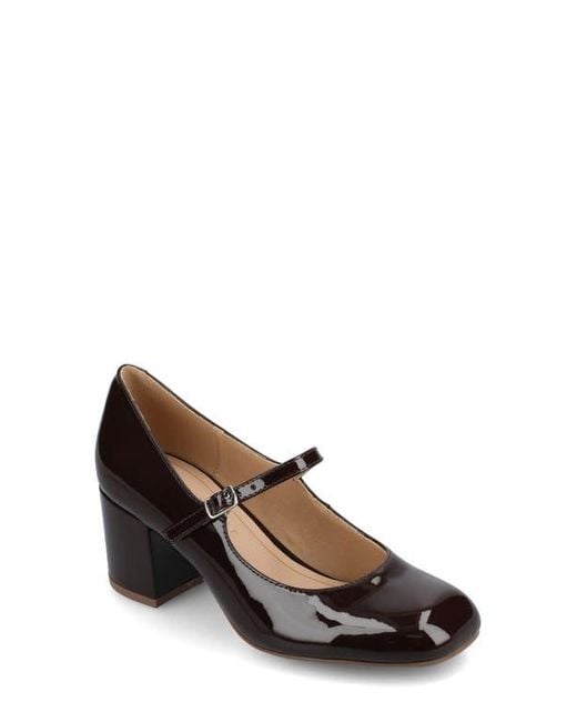 Journee Collection Brown Okenna Pump