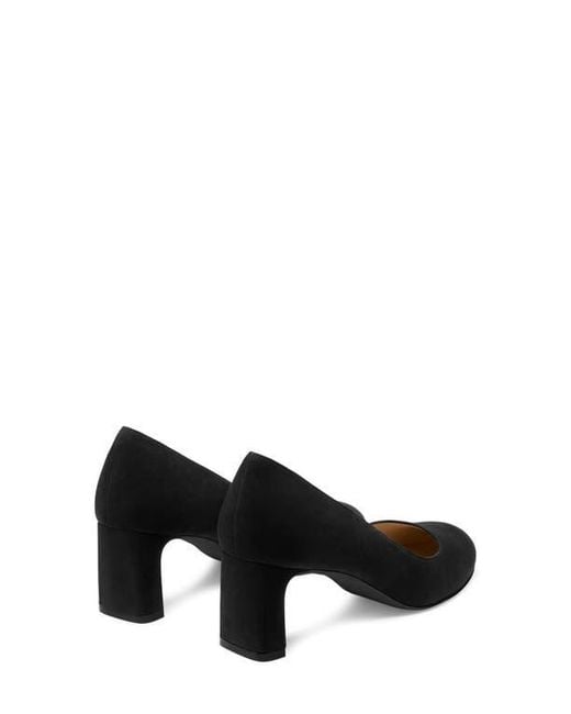 Stuart Weitzman Black Babette Block Heel Pump