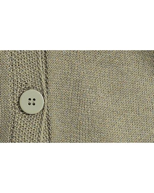 Max Studio Green V-Neck Cardigan