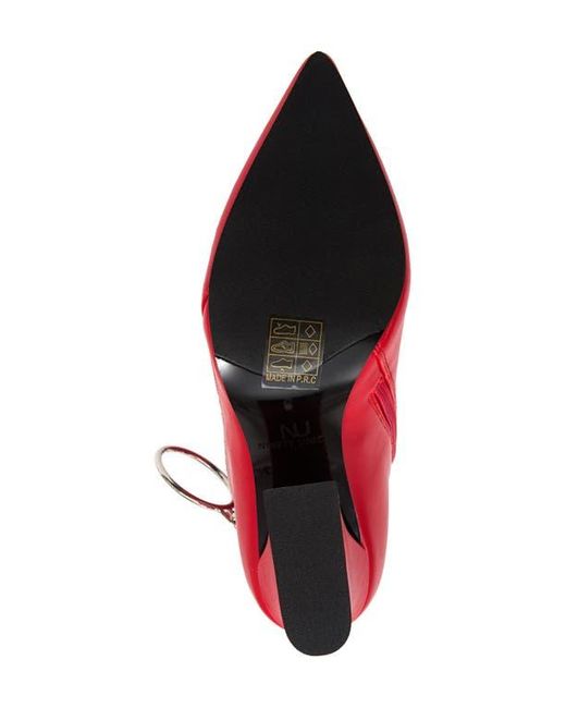Ninety Union Red O-Ring Zip Bootie