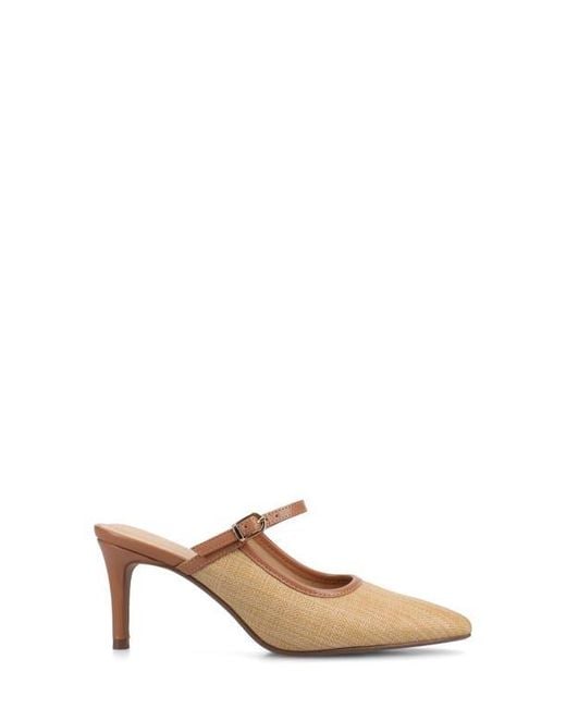 Journee Collection Brown Tiffee Pump