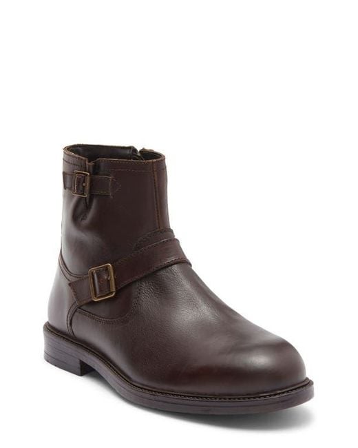 Steve Madden Brown Lisbon Buckle Boot for men