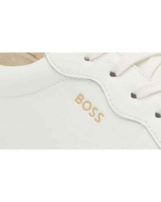 Boss White Rhys Sneaker