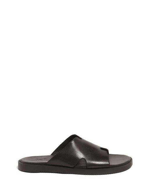 Anthony Veer Black Marrkesh Slide Sandal for men