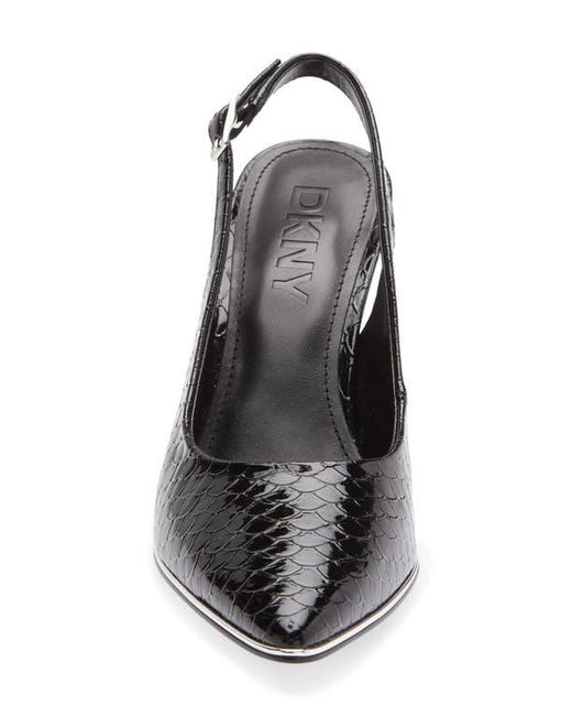 DKNY Black Preston Pointed Toe Slingback Pump